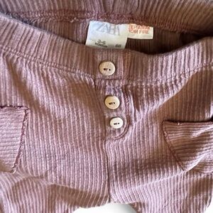 Zara Kids brown  Ribbed Joggers